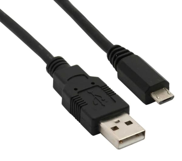 Sharkoon - USB-kabel - mikro-USB typ B (hane) till USB (hane) - USB 2.0 - 1 m - svart