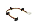 Miniatyrbilde 4 av 5: Delock - Strømadapter - 4-pin intern strøm (P) til SATA-strøm (R) - 40 cm - multifarge
