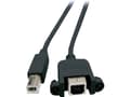 Miniatyrbild 4 av 5: EFB Elektronik K5293SW.1V2, 1 m, USB B, USB B, USB 2.0, 0,48 Gbit/s, Svart