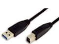 Miniatyrbild 1 av 5: LogiLink 3m USB 3.0, 3 m, USB A, USB B, USB 3.2 Gen 1 (3.1 Gen 1), Hane/Hane, Svart
