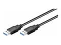 Miniatyrbild 3 av 5: MicroConnect - USB-kabel - USB typ A (hane) till USB typ A (hane) - USB 3.0 - 50 cm - svart