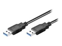MicroConnect - USB-kabel - USB typ A (hane) till USB typ A (hane) - USB 3.0 - 50 cm - svart