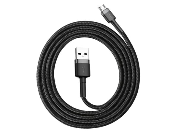 Baseus CAMKLF-BG1, 1 m, USB A, USB C, USB 2.0, Svart