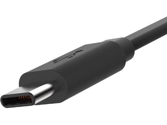 USB Logo USB A -> USB C cable, Black, 1m