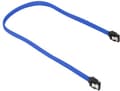 Miniatyrbilde 4 av 4: Sharkoon - SATA-kabel - Serial ATA 150/300/600 - SATA (hunn) til SATA (hunn) - 60 cm - låst - blå