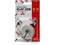 Miniatyrbild 2 av 2: USB-logotyp USB-A - microUSB-kabel 1 m Vit