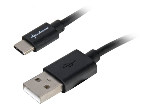 Sharkoon USB 2.0 A - USB C Adapter - black - 0.5m