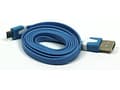 Miniatyrbild 1 av 2: USB-logotyp USB-A - microUSB-kabel 1 m Blå