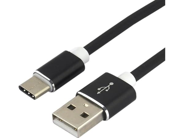 Everactive CBS-1CB, 1 m, USB A, USB C, 480 Mbit/s, Sort