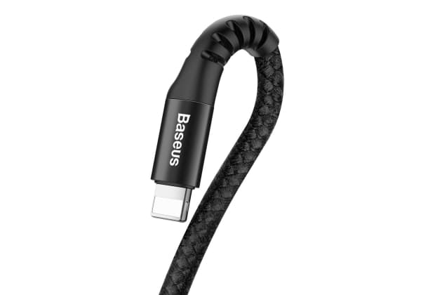Baseus CALSR-01, 1 m, USB A, Lightning, USB 2.0, 480 Mbit/s, Musta