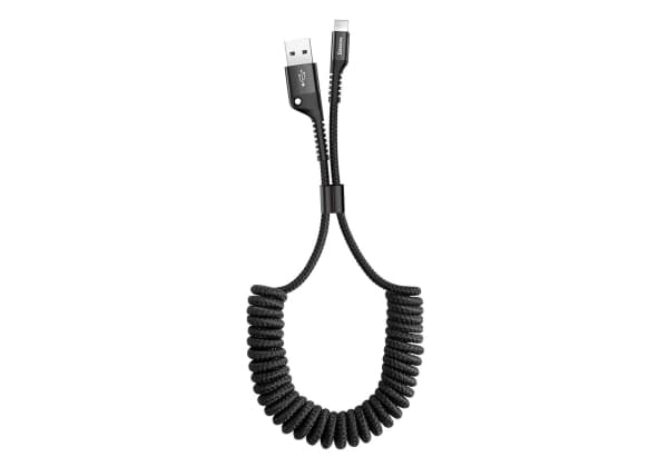 Baseus CALSR-01, 1 m, USB A, Lightning, USB 2.0, 480 Mbit/s, Musta