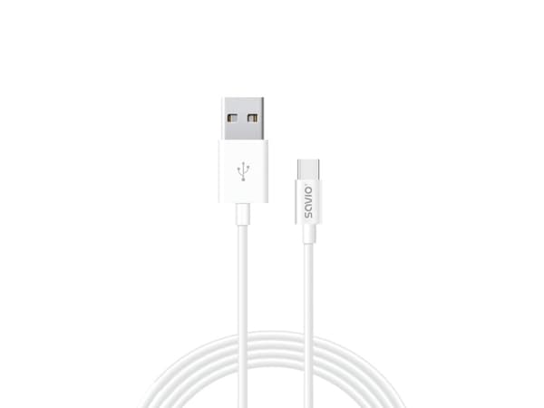 SAVIO CL-126 - USB-kaapeli - 24-nastainen USB-C (uros) - USB (uros) - USB 2.0 - 5 A - 1 m - valkoinen