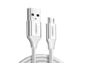 Miniatyrbild 2 av 5: Ugreen USB cable UGREEN QC 3.0 micro USB cable 2.4A 1.5m (white)
