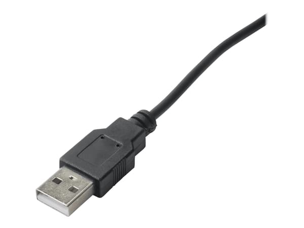Akyga AK-DC-01 - USB/strøm-kabel - USB (hann) til 5,5 x 2,1 mm DC-jakk (hann) - 80 cm - svart