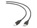 Miniatyrbild 3 av 5: Cablexpert - USB-kabel - USB (hane) till USB typ B (hane) - USB 2.0 - 1 m - formpressad - svart