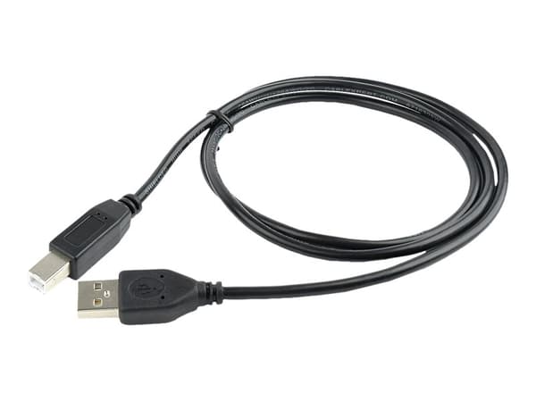 Cablexpert - USB-kabel - USB (hane) till USB typ B (hane) - USB 2.0 - 1 m - formpressad - svart