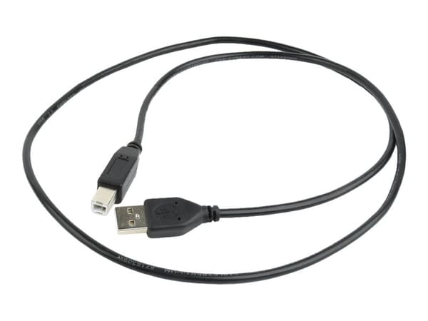 Cablexpert - USB-kabel - USB (hane) till USB typ B (hane) - USB 2.0 - 1 m - formpressad - svart