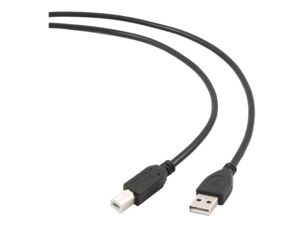 Cablexpert - USB-kabel - USB (hane) till USB typ B (hane) - USB 2.0 - 1 m - formpressad - svart