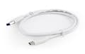 Miniatyrbild 5 av 5: Cablexpert - USB-kabel - USB typ A (hane) till 24 pin USB-C (hane) - USB 3.1 - 3 A - 1 m - formpressad - vit