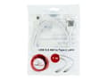 Miniatyrbild 2 av 5: Cablexpert - USB-kabel - USB typ A (hane) till 24 pin USB-C (hane) - USB 3.1 - 3 A - 1 m - formpressad - vit