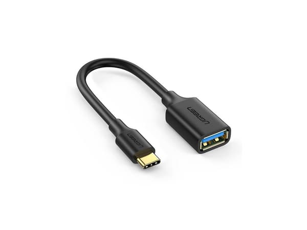 Ugreen - USB-adapter - 24 pin USB-C (hane) till USB typ A (hona) - USB 3.0 OTG - 17 cm - svart