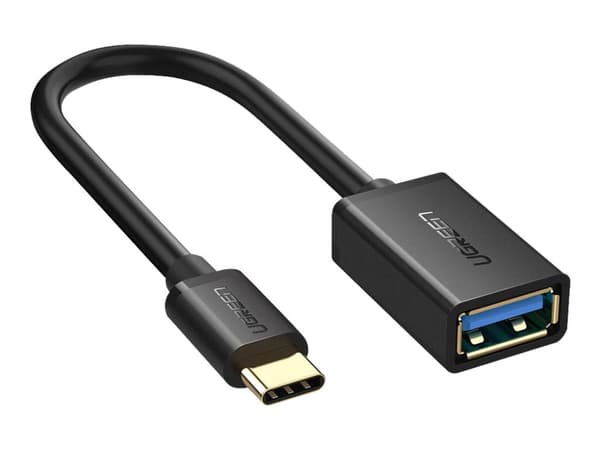 Ugreen - USB-adapter - 24 pin USB-C (hane) till USB typ A (hona) - USB 3.0 OTG - 17 cm - svart