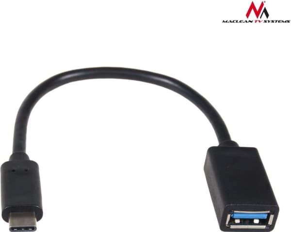 Maclean MCTV-843, 0,15 m, USB A, USB C, USB 3.2 Gen 1 (3.1 Gen 1), Sortera