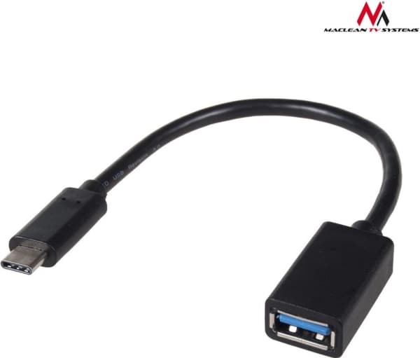 Maclean MCTV-843, 0,15 m, USB A, USB C, USB 3.2 Gen 1 (3.1 Gen 1), Sortera