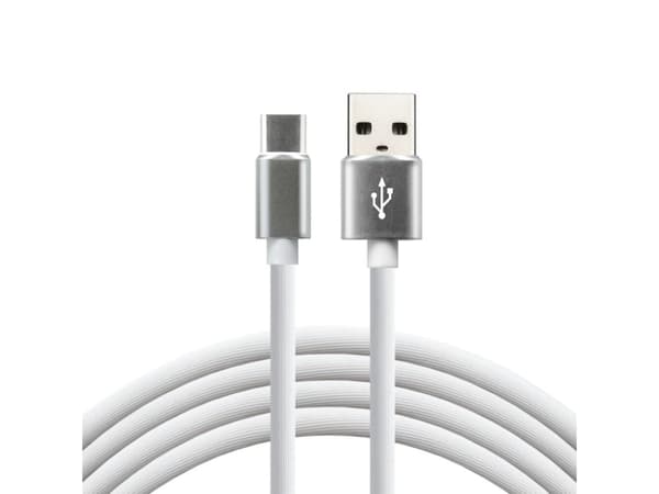 Everactive CBS-1CW, 1 m, USB A, USB C, 480 Mbit/s, Valkoinen