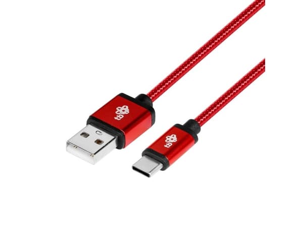 Cable USB - USB C 1.5 m ruby tape