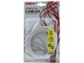 Miniatyrbilde 3 av 4: USB-kabellogo USB-A - USB-A 3 m Hvit (17060)