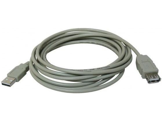 USB-kabellogo USB-A - USB-A 3 m Hvit (17060)