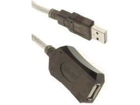 SAVIO CL-76 - USB-forlengelseskabel - USB (hunn) til USB (hann) - USB 2.0 - 5 m - aktiv