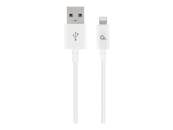 Cablexpert - Lightning-kabel - USB hane till Lightning hane - 2 m - vit