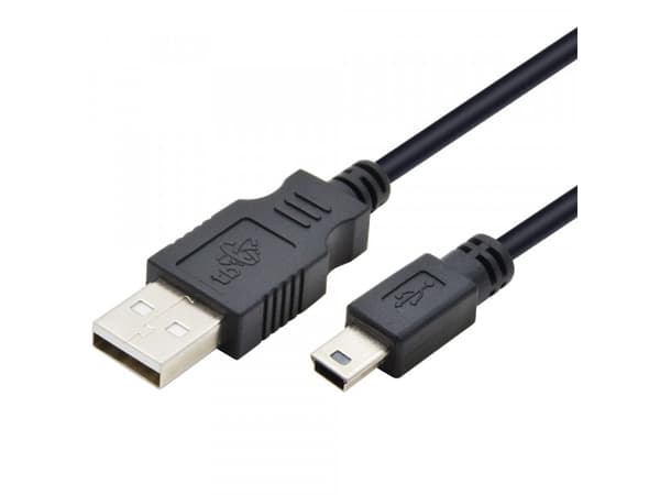 TB USB - MINI USB cable 1.8 m. black
