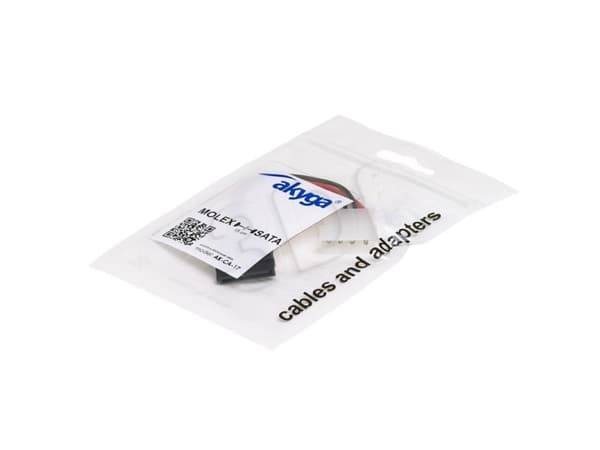 Akyga - Strömadapter - 4 pin intern effekt (hona) till SATA-ström (hane) - 15 cm