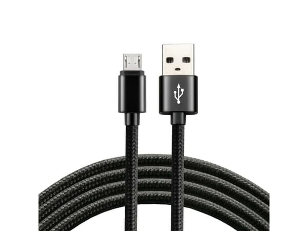 Everactive CBB-1MB, 1 m, USB A, Micro-USB A, 0,48 Gbit/s, Svart
