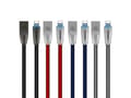 Miniatyrbild 1 av 3: Kabel USB Usams USB-A - Lightning 1.2 m Niebieski (IPZSUSB03)