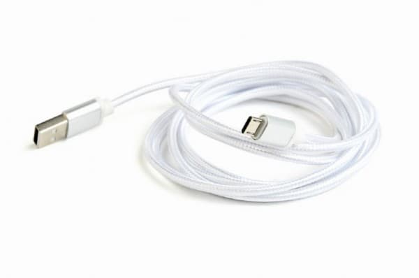 Cablexpert - USB-kabel - USB (hane) till mikro-USB typ B (hane) - USB 2.0 - 1.8 m - formpressad - silver
