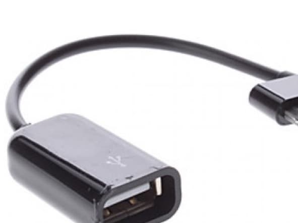 Techly I-SAM-EXT20, Sort, USB A, Samsung 30-pin, 0,2 m, Hunkjønn, Hankjønn