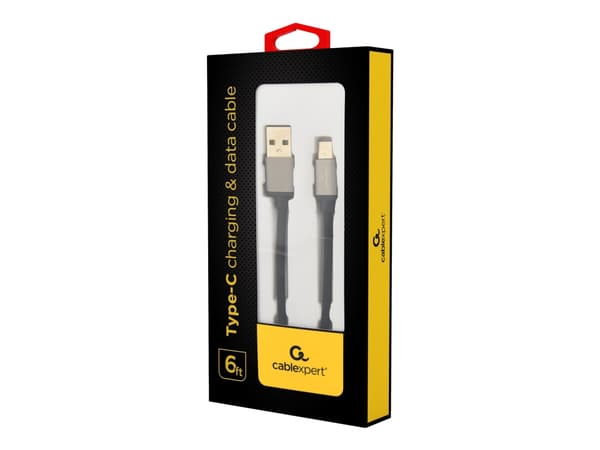 Cablexpert - USB-kabel - USB (hane) till 24 pin USB-C (hane) - USB 2.0 - 1.8 m - svart