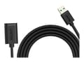 Miniatyrbild 5 av 5: Unitek Y-C458GBK - USB-förlängningskabel - USB typ A (hane) till USB typ A (hona) - USB 3.0 - 1.5 m - svart