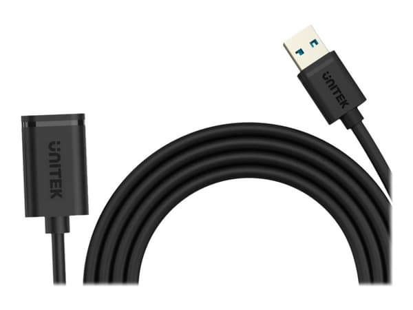 Unitek Y-C458GBK - USB-förlängningskabel - USB typ A (hane) till USB typ A (hona) - USB 3.0 - 1.5 m - svart