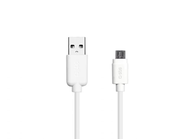 SBS TECABLEMICROW, 1 m, Micro-USB B, USB A, USB 2.0, Hvit