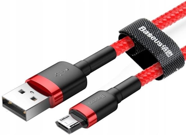 Baseus CAMKLF-C09, 2 m, USB A, Micro-USB B, Röd