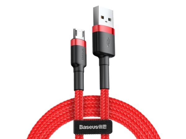 Baseus CAMKLF-C09, 2 m, USB A, Micro-USB B, Röd