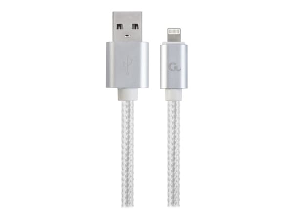 Cablexpert - Lightning-kabel - USB hane till Lightning hane - 1.8 m - silver