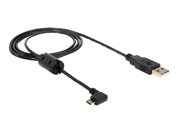 DeLOCK - USB-kabel - USB (han) til Micro-USB Type B (han) - USB 2.0 - 1 m - 90° stikforbindelse