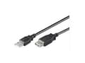 Miniatyrbild 4 av 4: Techly USB-A - USB-A USB-kabel 0,3 m svart (686221)