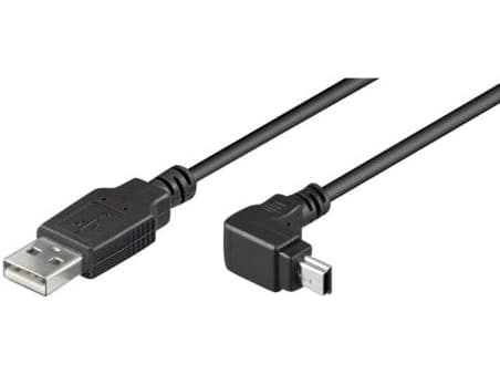 Goobay 4040849939716, 1,8 m, USB A, Mini-USB B, USB 2.0, Hane/Hane, Svart